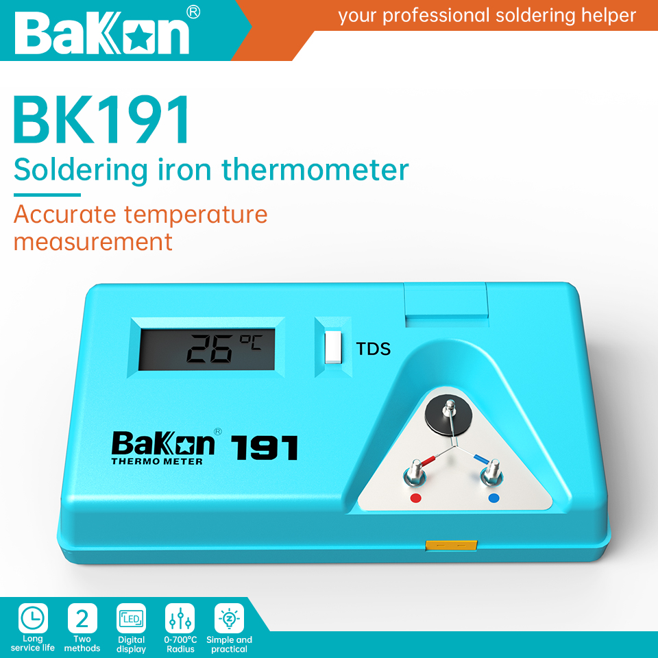 Soldering Iron Temperature Probe - Bakon BK191 Thermomètre testeur de pointe
