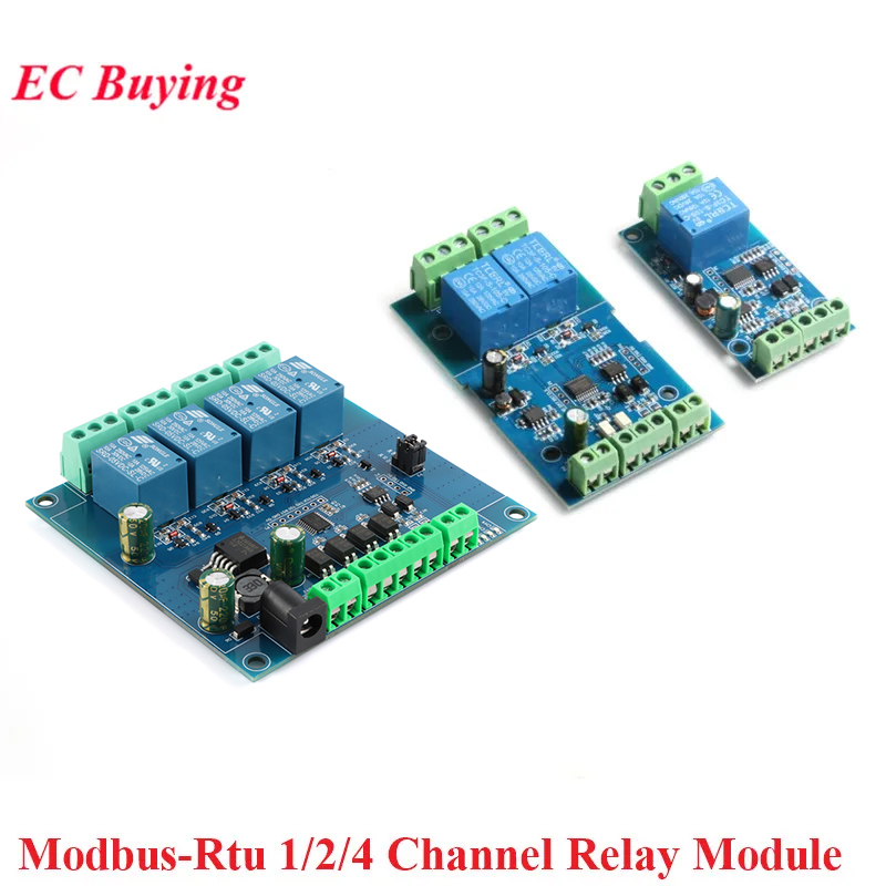 Relay Module 4 Channel - Module de relais Modbus RTU 1