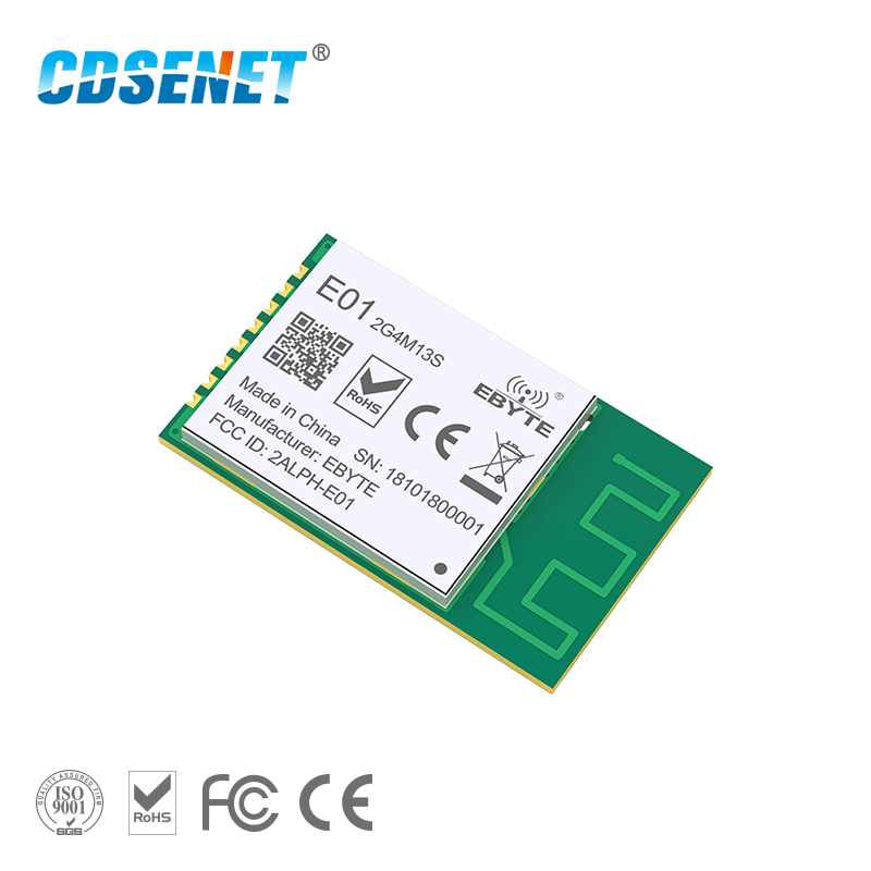 Nrf24L01 - Émetteur-récepteur SPI 2.4GHz 20mW E01-2G4M13S, 5