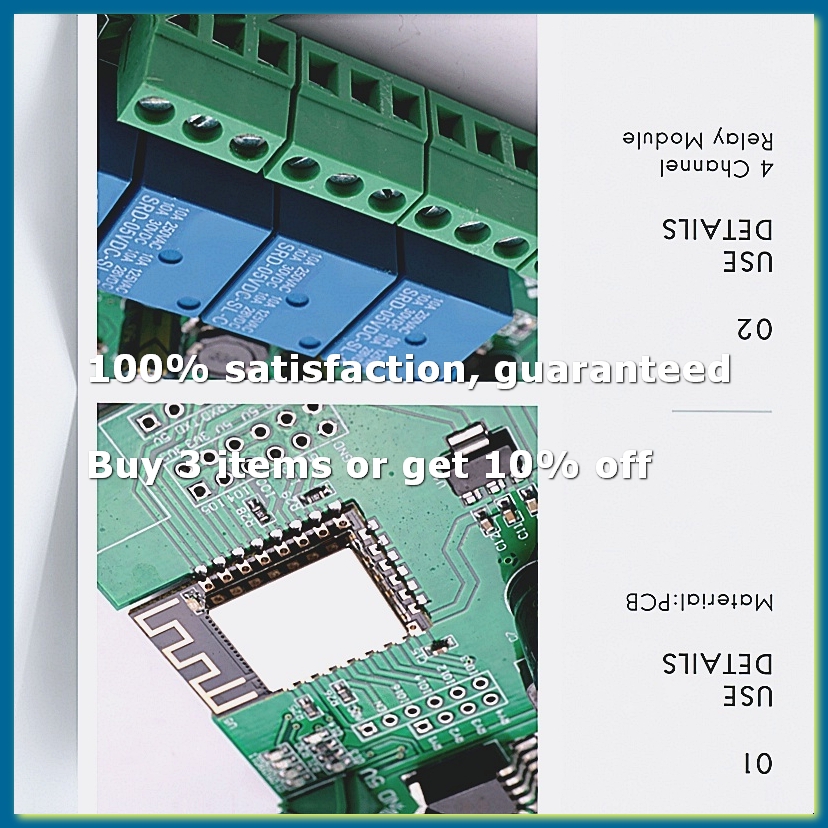 Relay Module 4 Channel - Module de relais sans fil WIFI