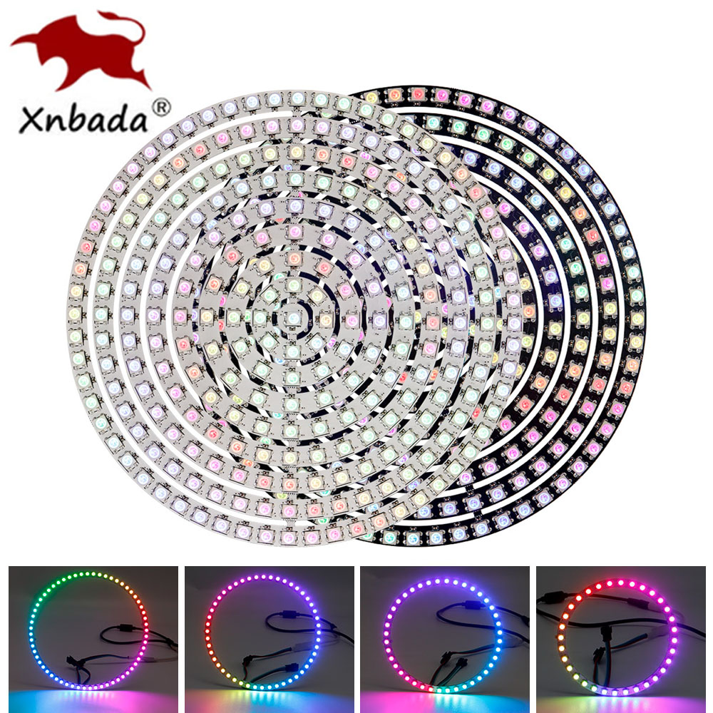 Neopixel - Anneau LED RGBIC WS2812B, adressable individuellement,