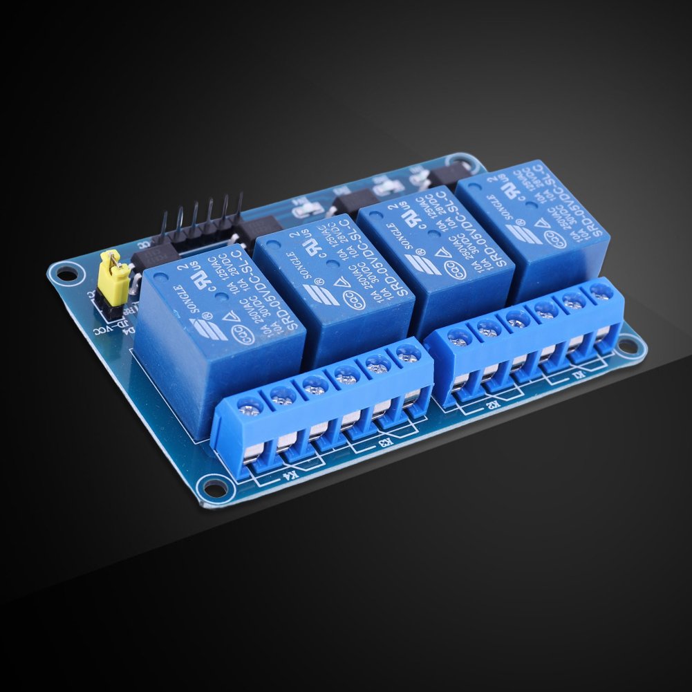 Carte de relais 4 canaux 5V 12 - Relay Module 4 Channel avis et prix