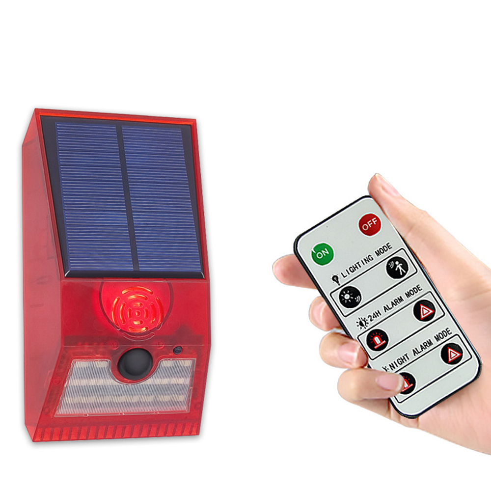 Lampe d'alarme solaire multifo - Pir Motion Sensor avis et prix