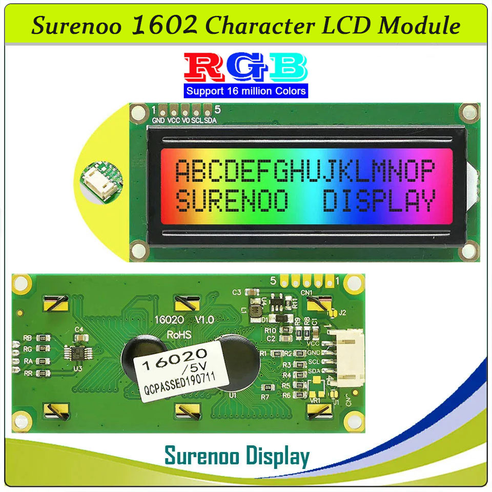 Grove 162 16X2 1602 3.3-5V Mod - Lcd 1602 avis et prix