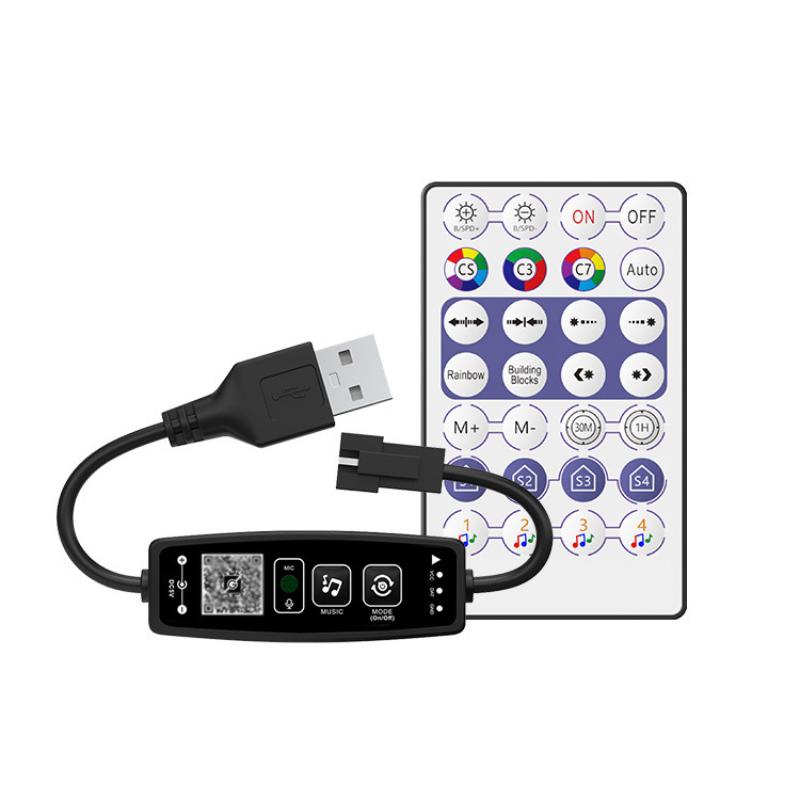 Contrôleur LED de musique Blue - Ws2812B Strip 5V avis et prix