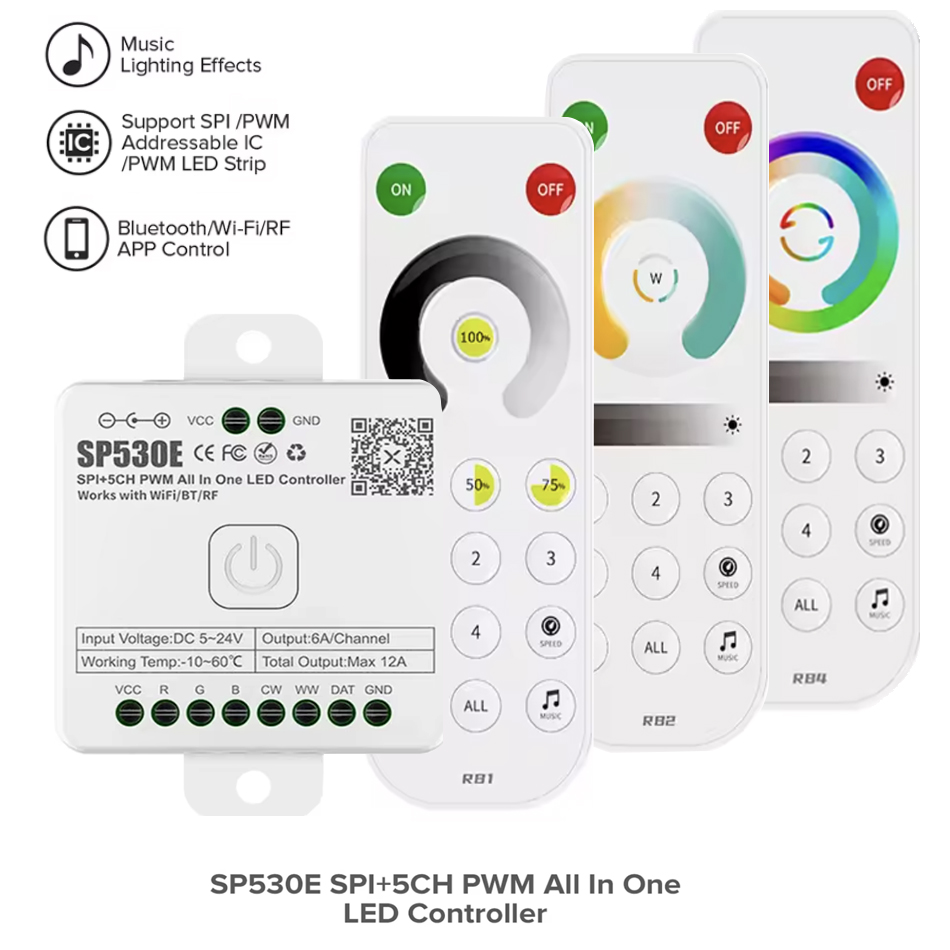 Contrôleur LED tout-en-un SP53 - Ws2812B Strip 5V avis et prix