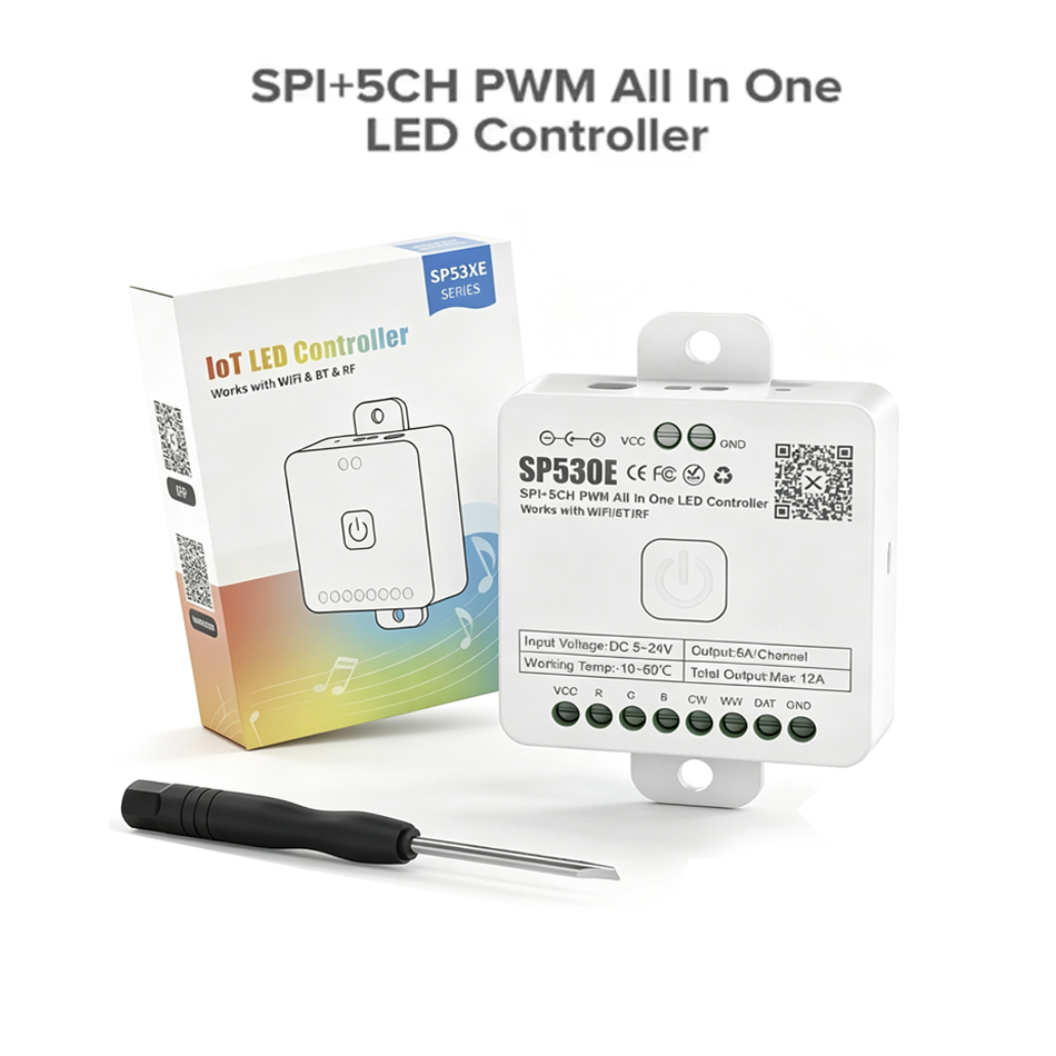 Contrôleur LED tout-en-un SP53 - Ws2812B Strip 5V avis et prix
