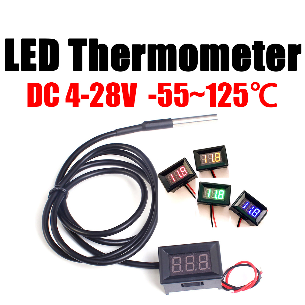 Thermomètre numérique LED DC 1 - Ds18B20 avis et prix