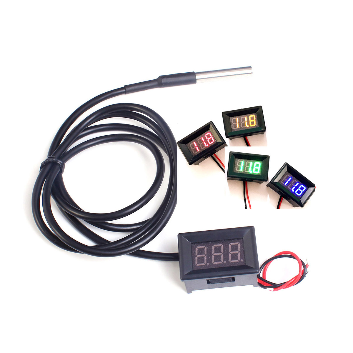 Thermomètre numérique LED DC 1 - Ds18B20 avis et prix