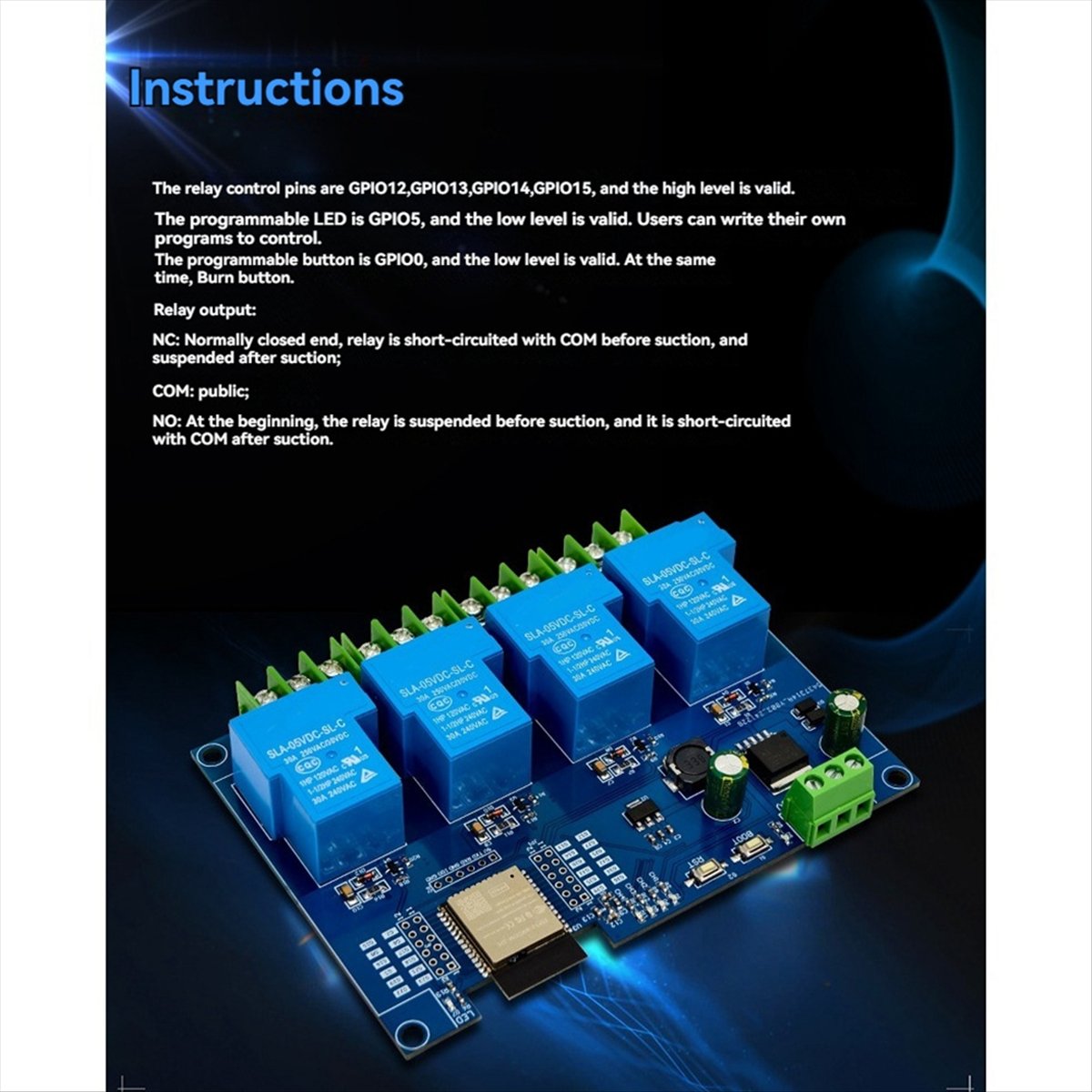 Module de relais 4 canaux HDL  - Relay Module 4 Channel avis et prix