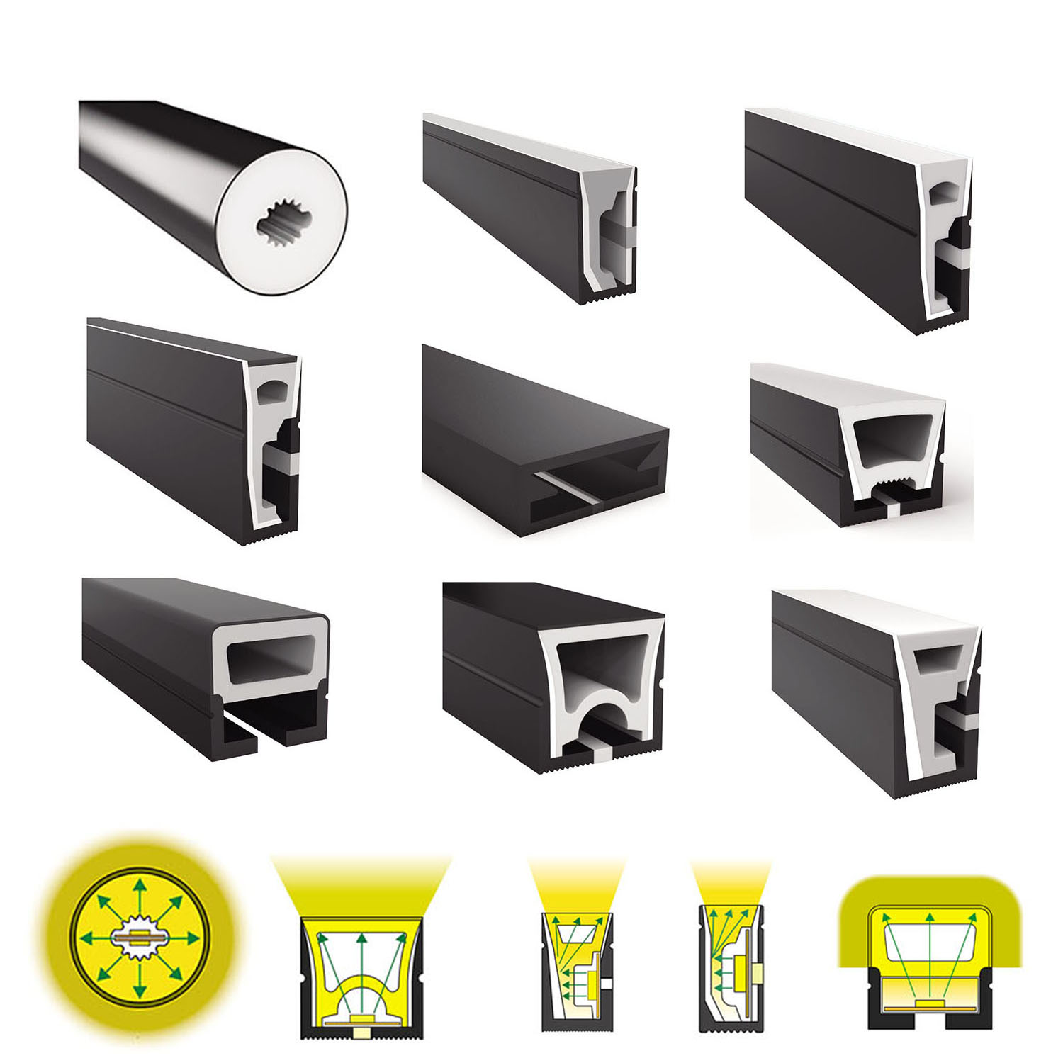 Tube de ULau néon LED flexible - Ws2812B Strip 5V avis et prix